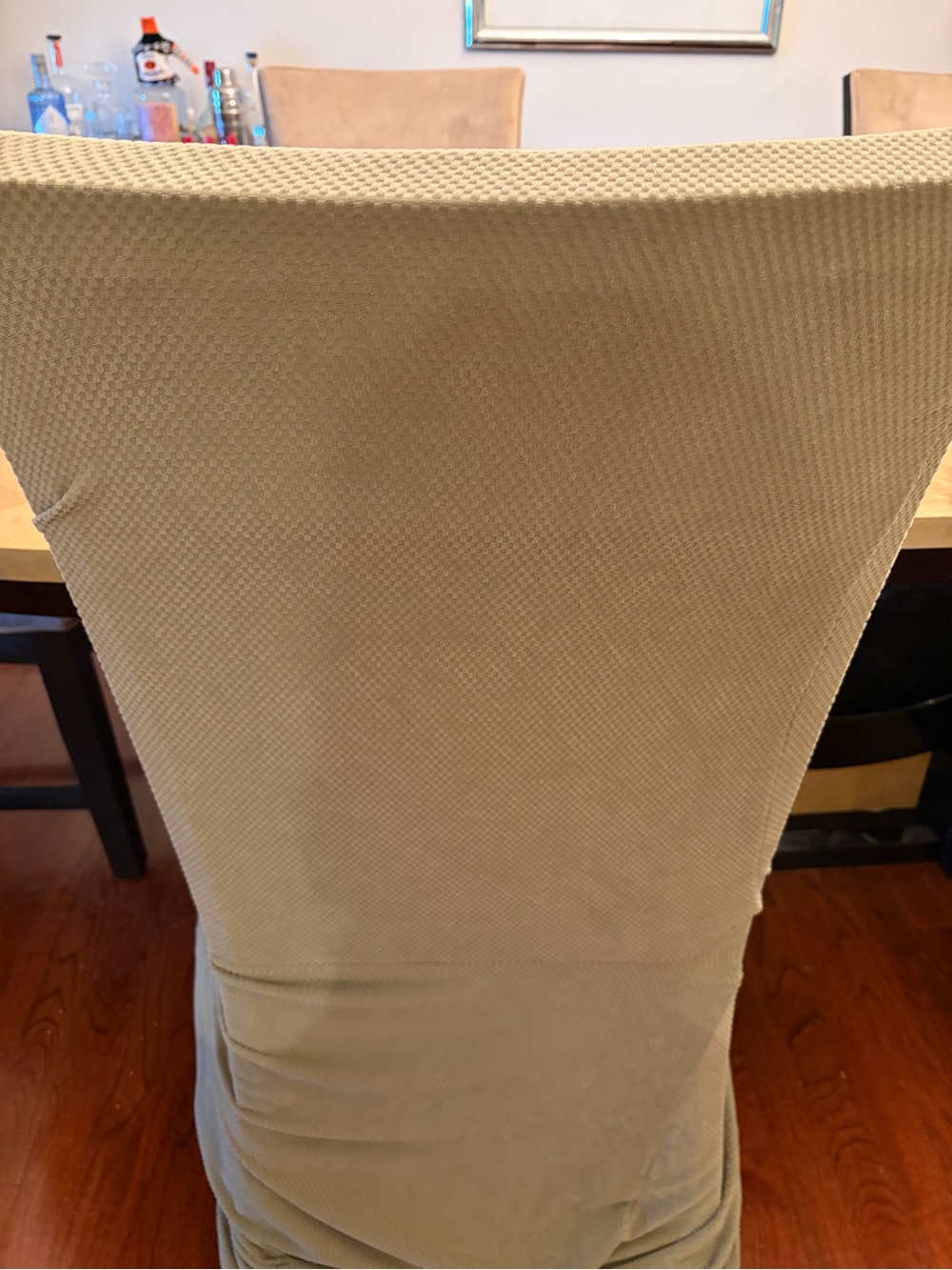 Stretch Chair Slipcover - Sage Green set of 6 Dining Chair Covers